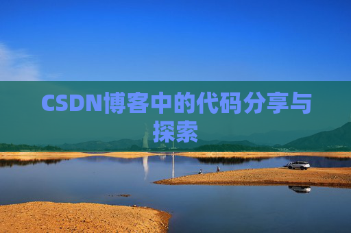 CSDN博客中的代码分享与探索
